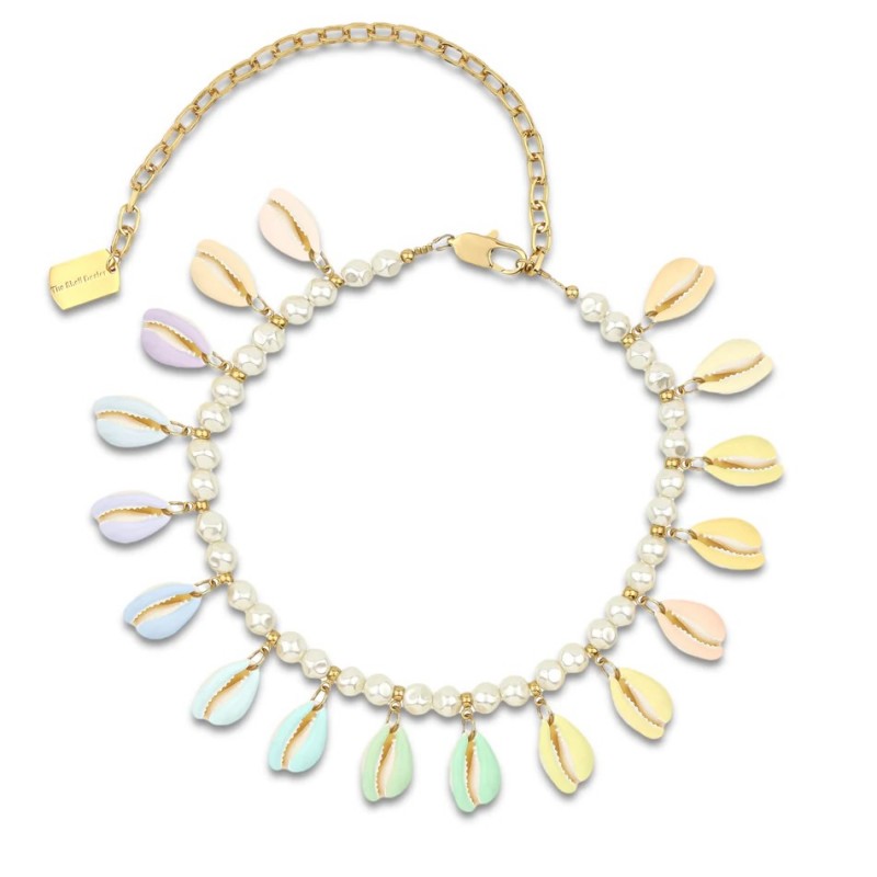 THE SHELL DEALER collier POPPERS pastel