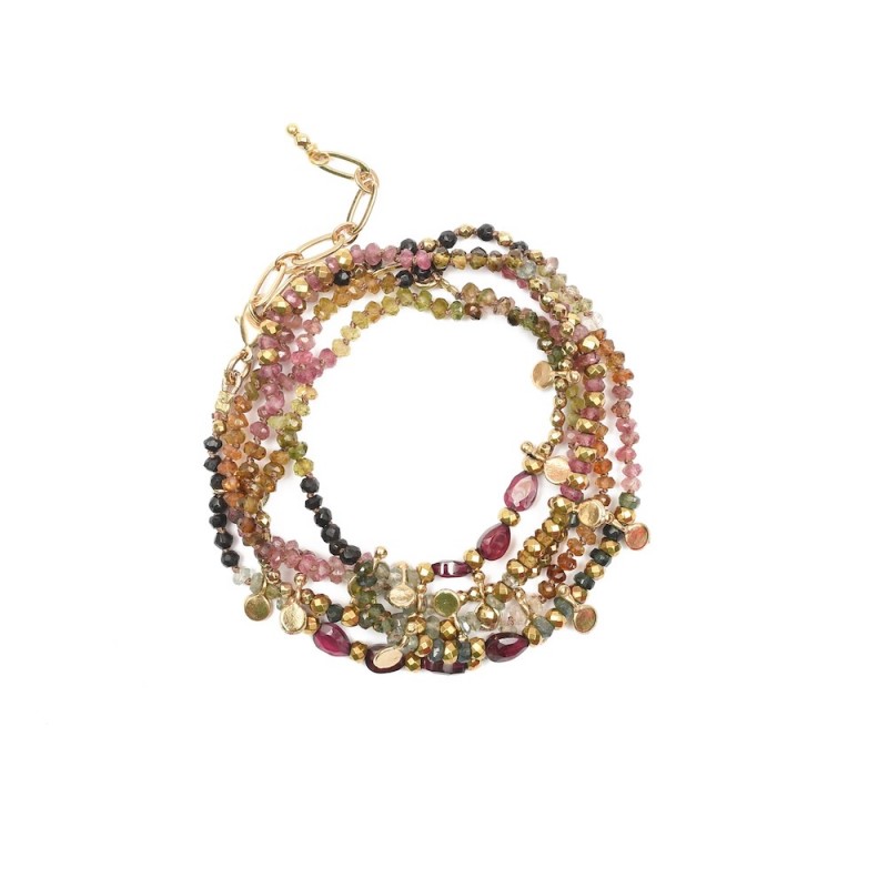 ROOM SERVICE Bracelet/collier ADOUM tourmaline