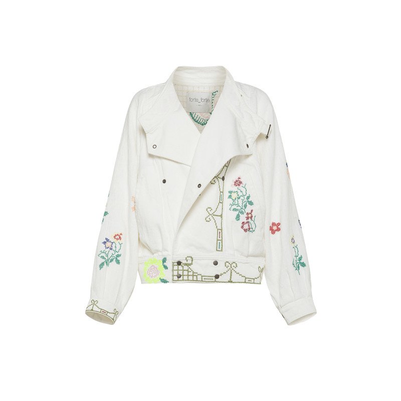 forte_forte Blouson Biker coton