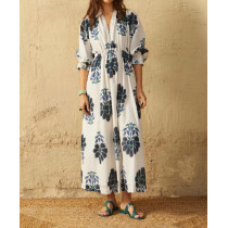 MARE DI LATTE Robe JANE INDIAN FLOWERS