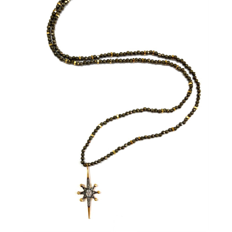 MAISON BOEHM collier FALLING STAR