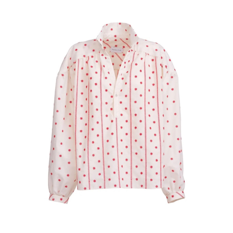 PAOLINA blouse COQUELICOT