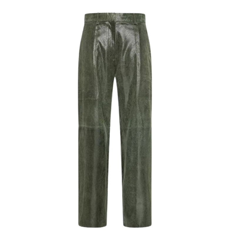 forte_forte Pantalon Cargo en Daim