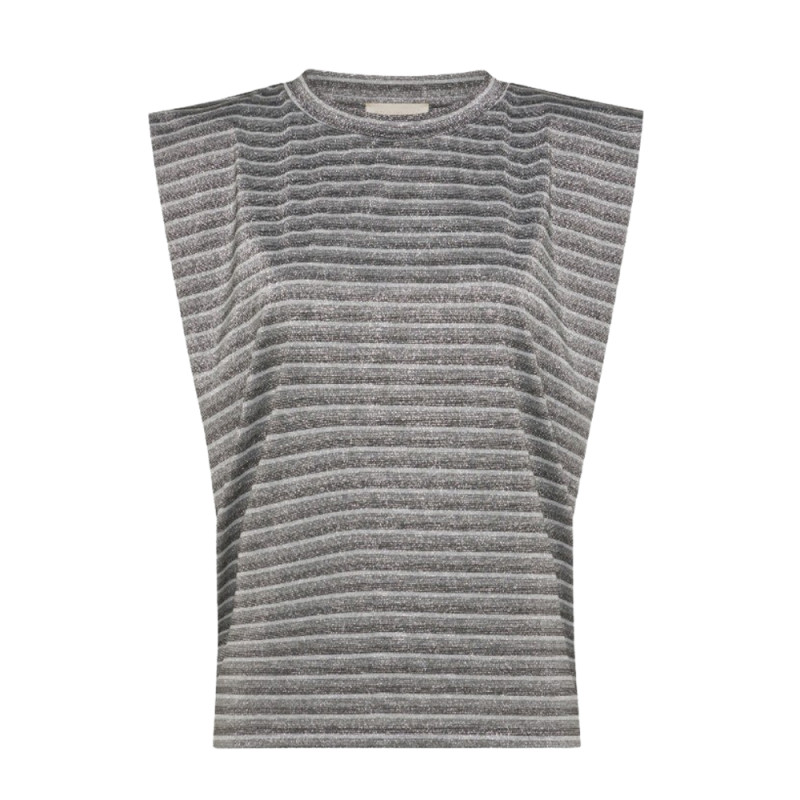 MOMONI Top ENNA Gris multicolore