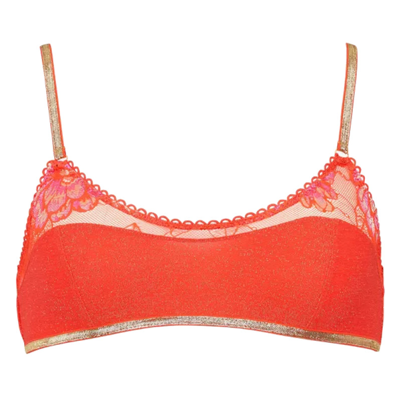 LA NOUVELLE Brassière AMOK Red Lurex