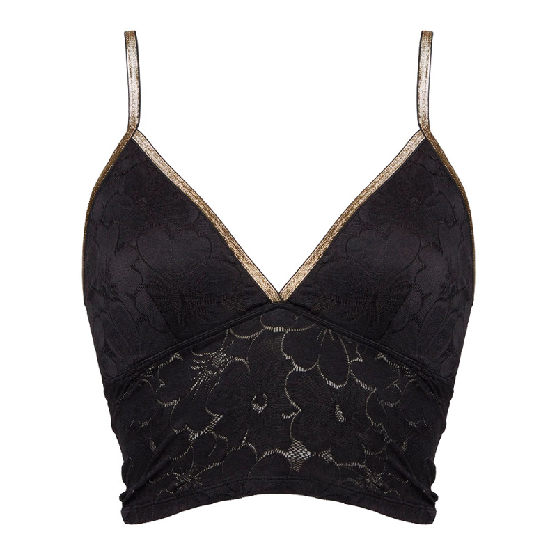 LA NOUVELLE Bustier CHARLYE Black Silver