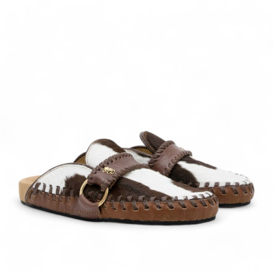 CLARIS VIROT Mules GEORGETTE Cuir Rodeo