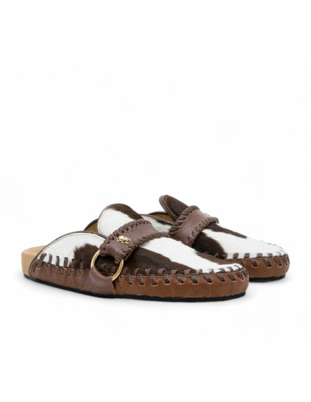 CLARIS VIROT Mules GEORGETTE Cuir Rodeo