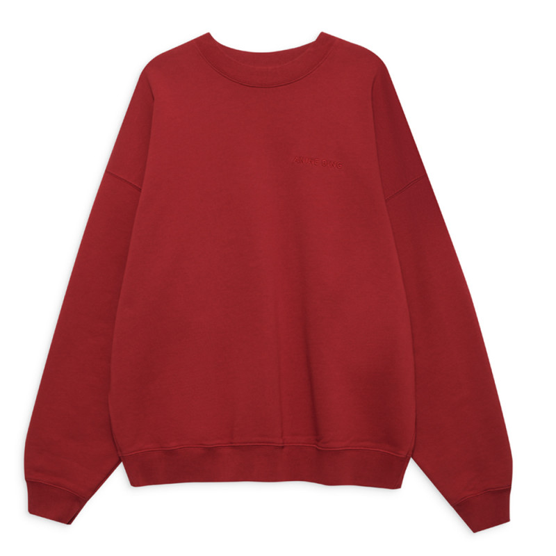 ANINE BING Sweatshirt MILES Washed Red