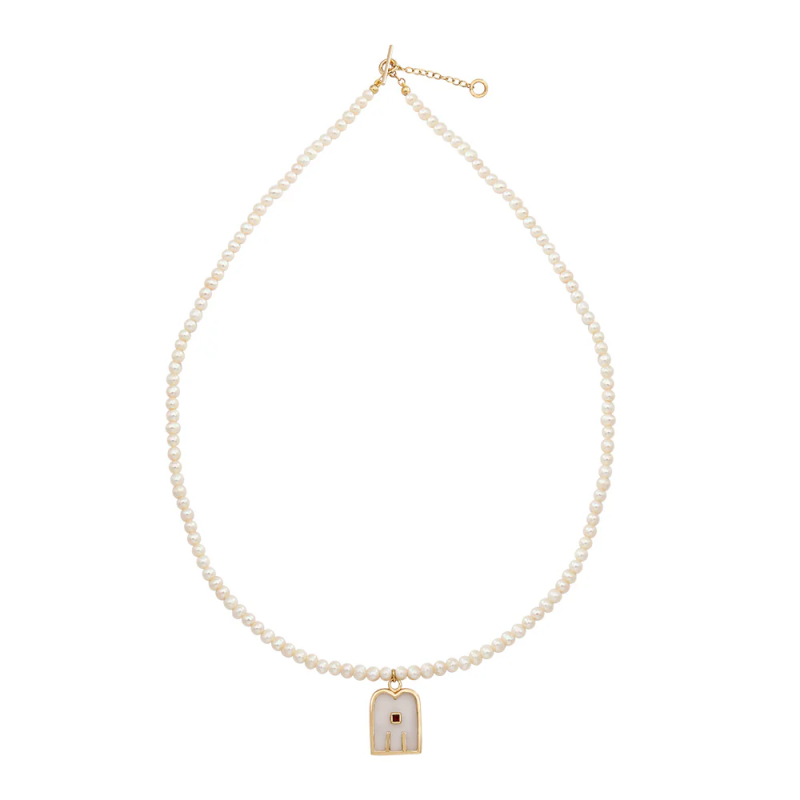 DOROTHEE SAUSSET Collier THALI Cristal Pearl