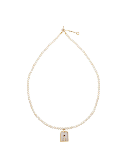 DOROTHEE SAUSSET Collier THALI Cristal Pearl