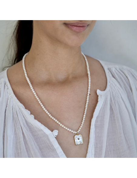 DOROTHEE SAUSSET Collier THALI Nacre Pearl