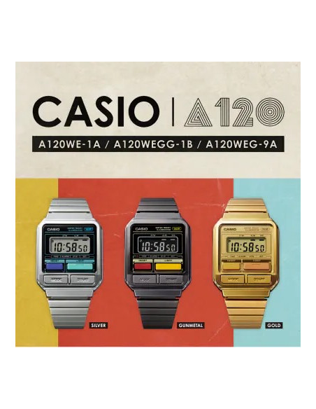 CASIO VINTAGE iconic A120WEG-9A