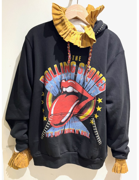 FISH CLUB Hoodie  ROLLING STONES//ROCK