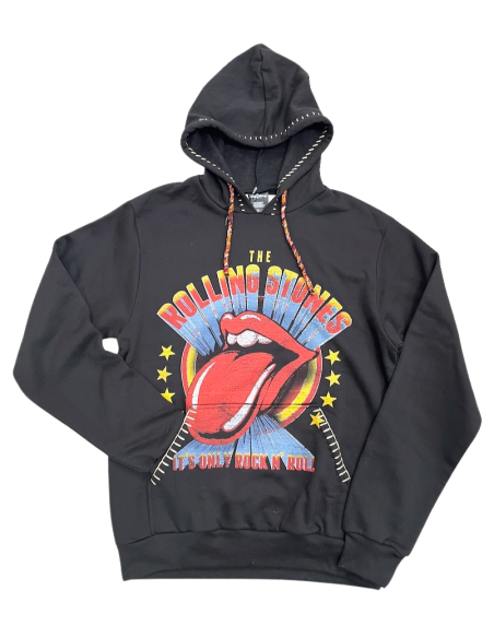 FISH CLUB Hoodie  ROLLING STONES//ROCK