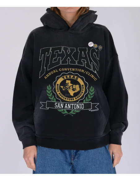 NEWTONE Hoodie SKYLER Vintage Black TEXAS